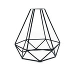 Candeeiro de Mesa Minimalista em Ferro Oco