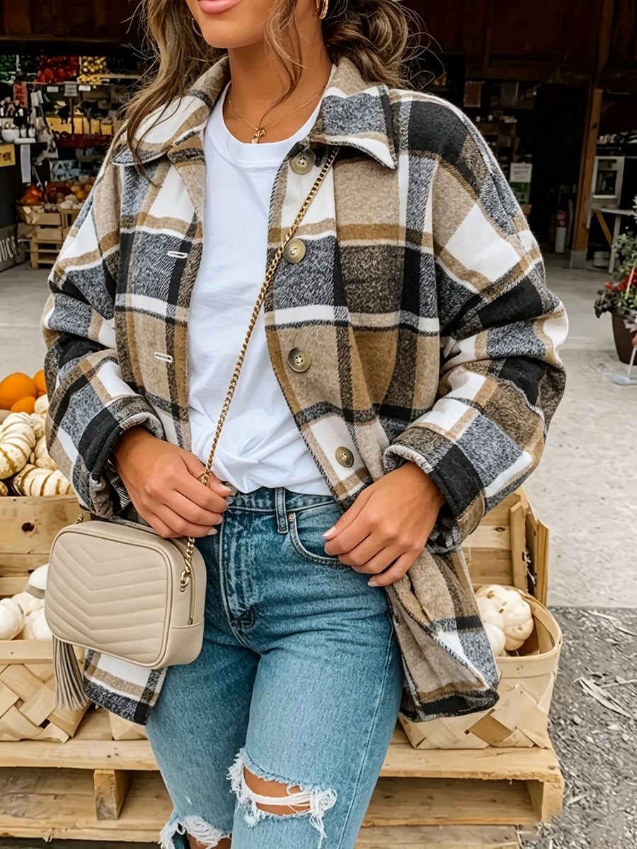 Plaid Shirt Jacket