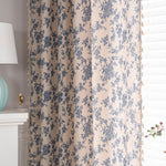 Cotton Linen Cafe Curtain with Tassels
