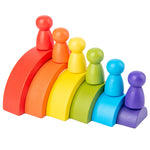 Arc-en-ciel de blocs de construction