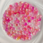 Irisierende Acryl-Blumenperlen zur Schmuckherstellung