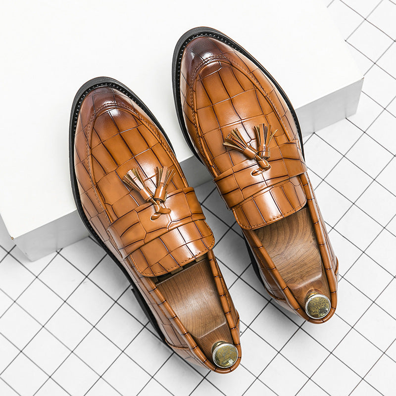 Mocassins de Homem de Bico Fino sem Atacadores