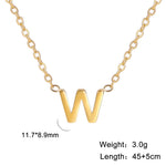 Personalisierte Buchstaben-Halskette mit Anhänger, 18K Gold