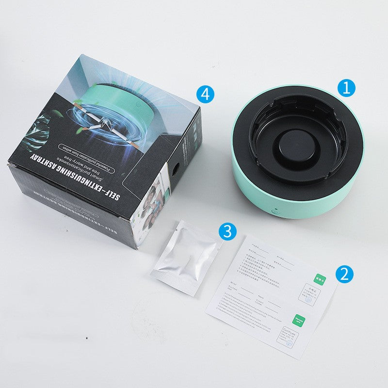 Posacenere senza fumo con purificatore d'aria