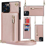Samsung Crossbody Phone Case with Zipper Wallet