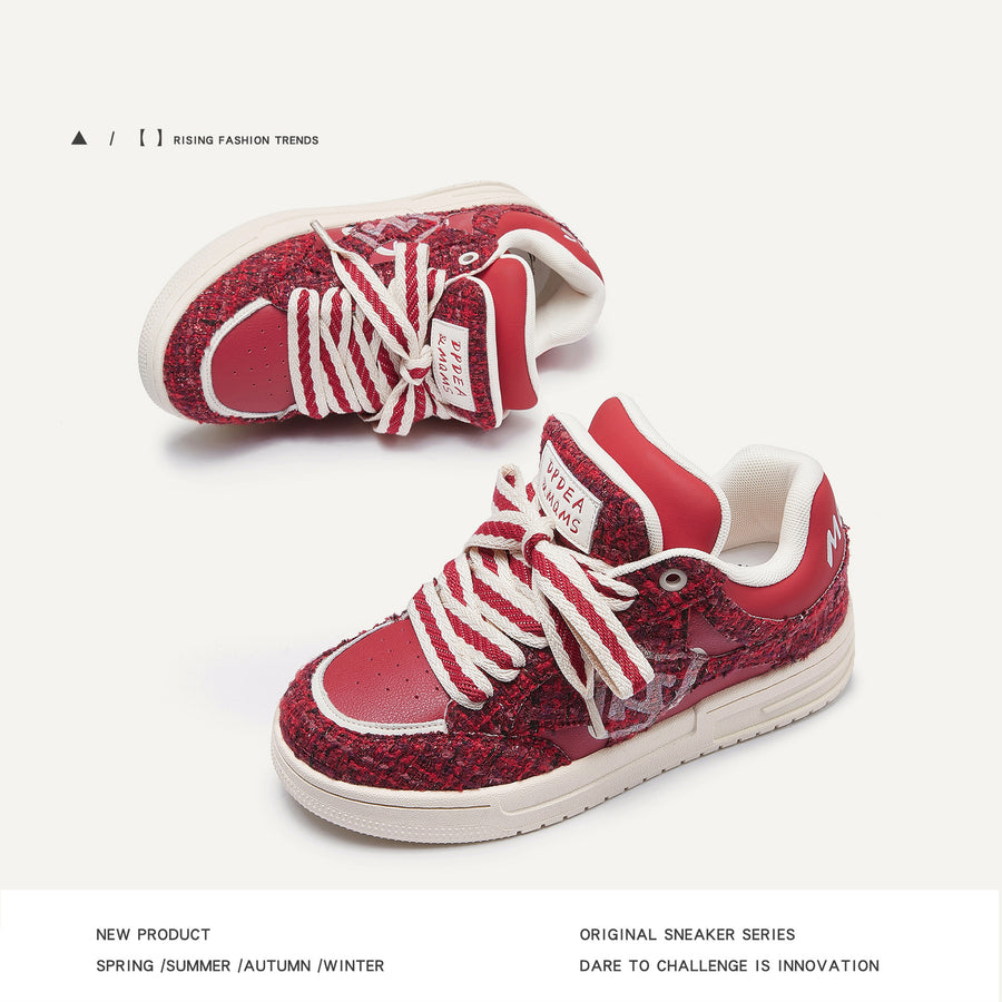 Women's Printed Flat Sneakers