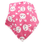 Waterdichte driehoekige baby-slabbetjes van katoen met cartoonprint, bandana-slabbetjes voor kwijlen, pasgeborene