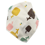 Waterdichte driehoekige baby-slabbetjes van katoen met cartoonprint, bandana-slabbetjes voor kwijlen, pasgeborene