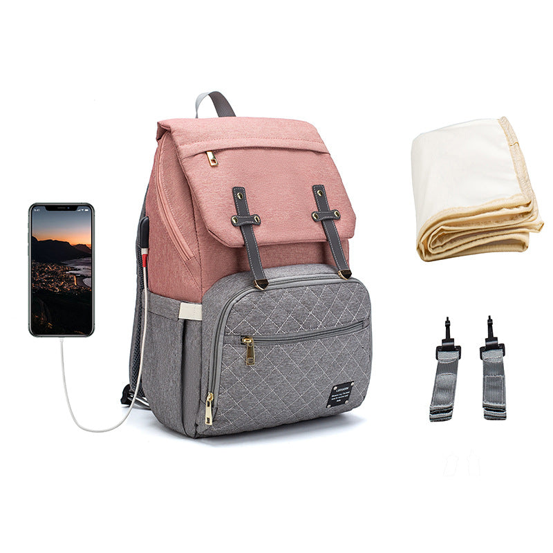 Bolso maternal de gran capacidad multifuncional LEQUEEN