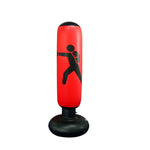 Saco de boxeo inflable de pie, 160 cm