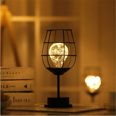 Minimalist Hollow Iron Table Lamp