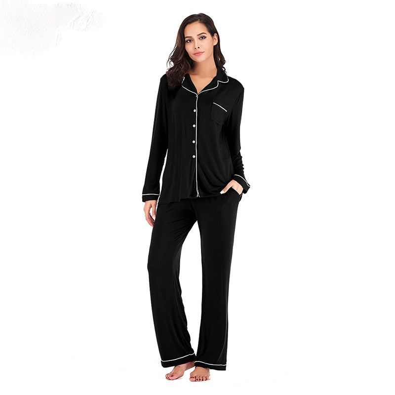 Conjunto de Pijama em Modal para Mulher