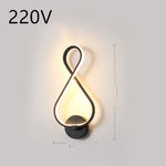 Nordische minimalistische LED-Wandleuchte