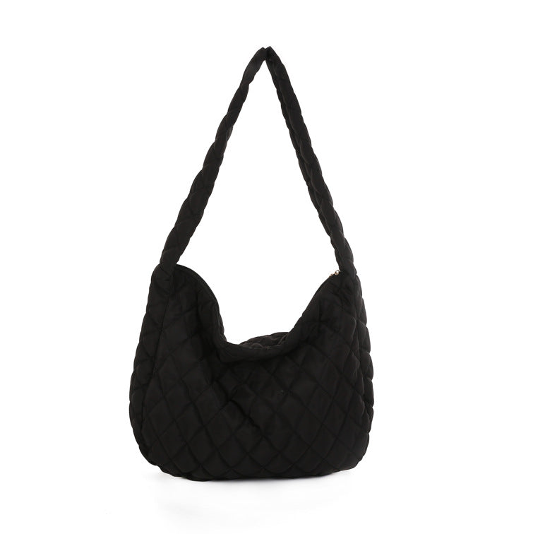 Winter Personalized Bags for Women Crossbody Bag with Rhombus Stitching Design Commuting C