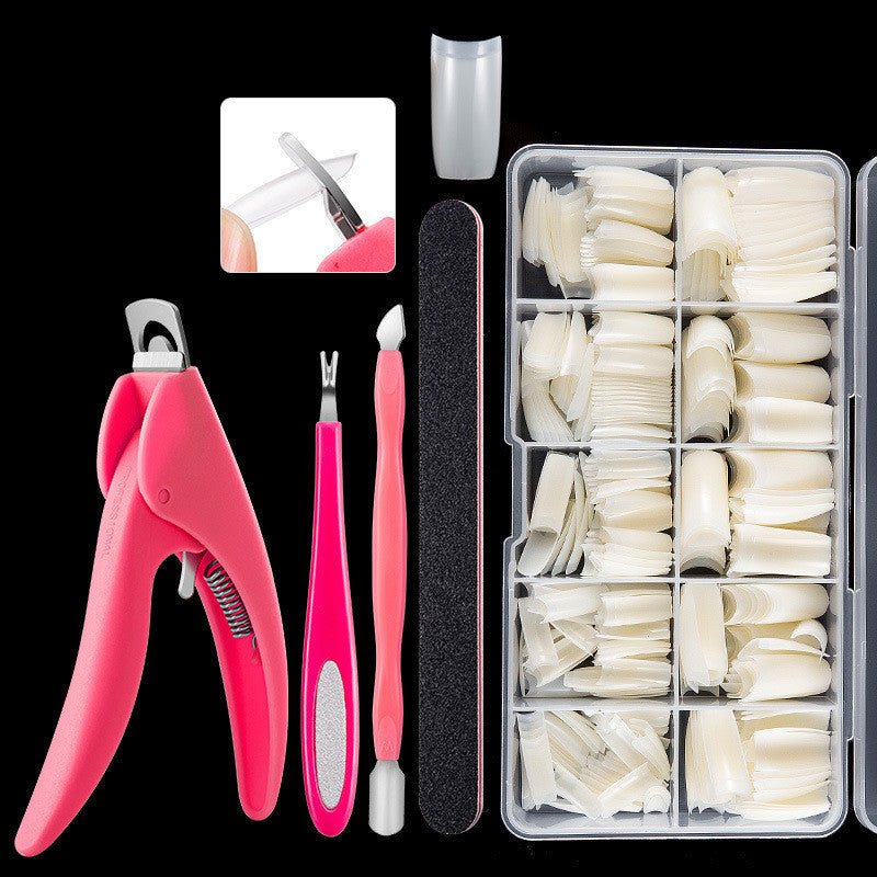 Franse Press-On Nagels, 500-delige acrylnagelset