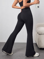 Leggings da yoga a zampa a vita alta