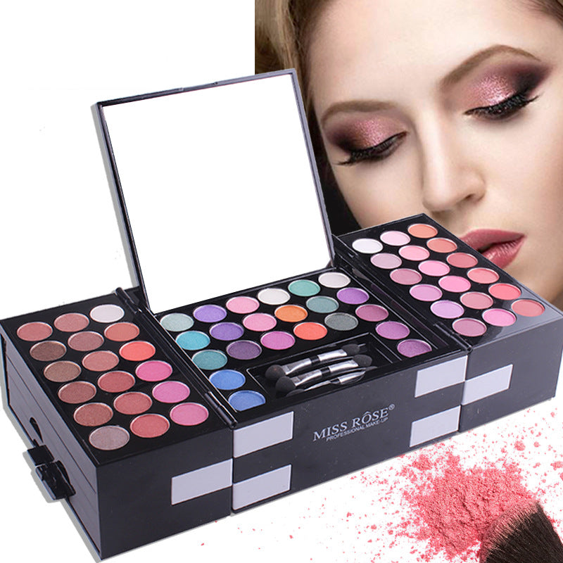 Mehrfarbiges Lidschatten- und Gesichts-Make-up-Paletten-Set