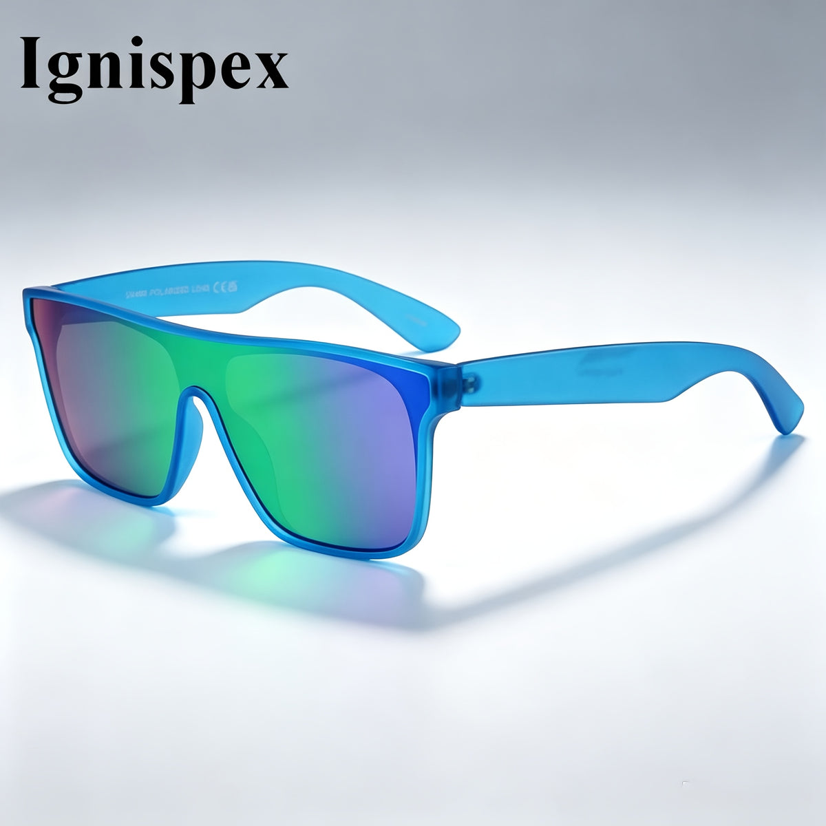 Oversized Flat-Top Sunglasses, Unisex