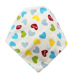 Waterdichte driehoekige baby-slabbetjes van katoen met cartoonprint, bandana-slabbetjes voor kwijlen, pasgeborene