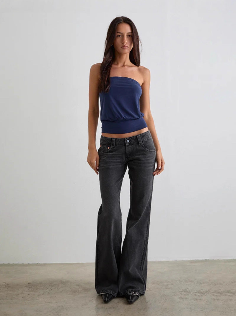 Slim Micro-Flared Stretch Jeans