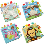 Baby Cloth Book with Animal Embroidery