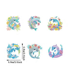 Kit de Porta-chaves Diamond Painting, Golfinho