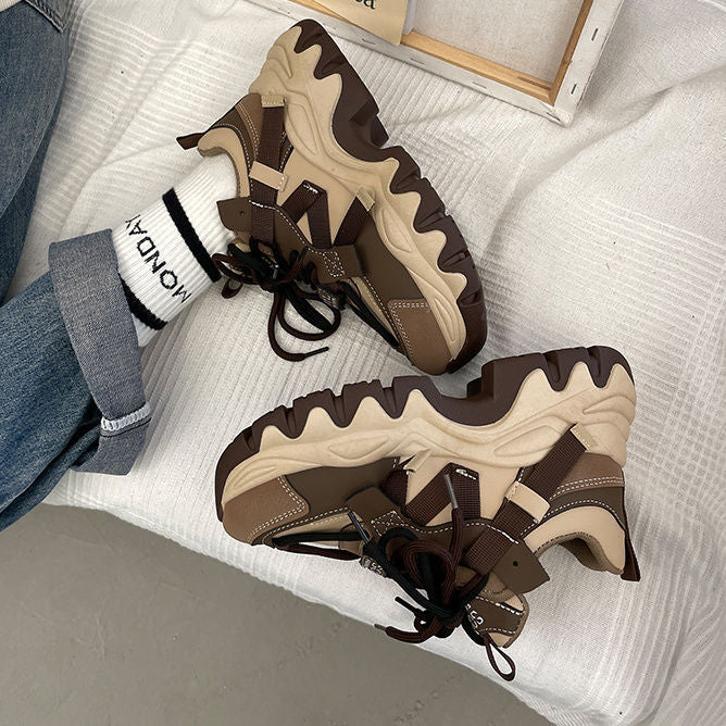Damen-Sneaker mit klobiger Sohle