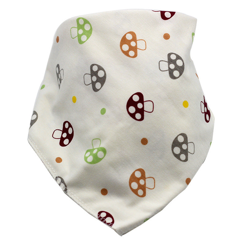 Waterdichte driehoekige baby-slabbetjes van katoen met cartoonprint, bandana-slabbetjes voor kwijlen, pasgeborene
