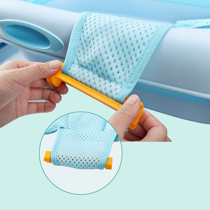 Baby Bath Support Net with Safety Buckle