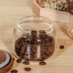 Round Glass Food Storage Jar