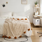 Nordic Knitted Chenille Blanket