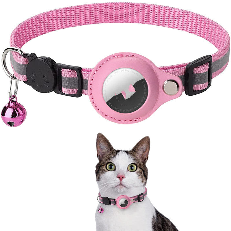 Coleira Refletora para Animal de Estimação com Suporte para AirTag
