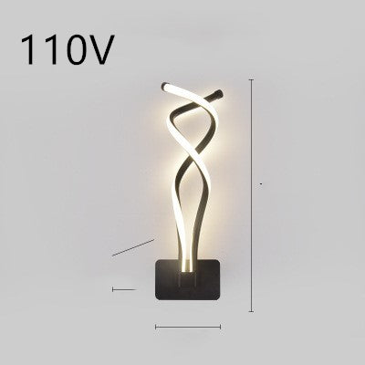 Nordische minimalistische LED-Wandleuchte