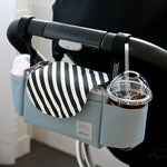 Organizador multifuncional para cochecito de bebé, bolsa de maternidad para pañales, accesorios para cochecito con portavasos