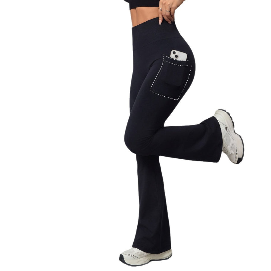 High-Waisted Flared Yoga Leggings
