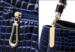 Women's Crocodile Pattern Handbag