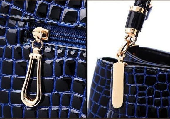 Women's Crocodile Pattern Handbag