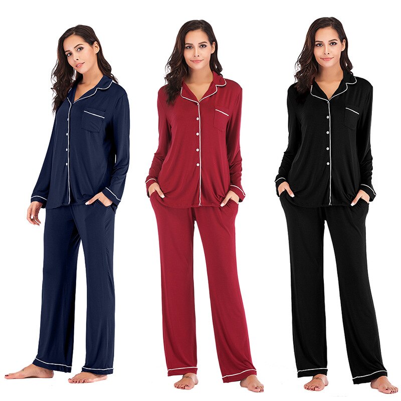 Conjunto de Pijama em Modal para Mulher