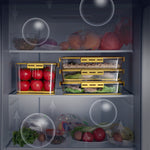 Transparente Kühlschrank-Aufbewahrungsbox
