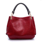 Women's Crocodile Pattern Handbag
