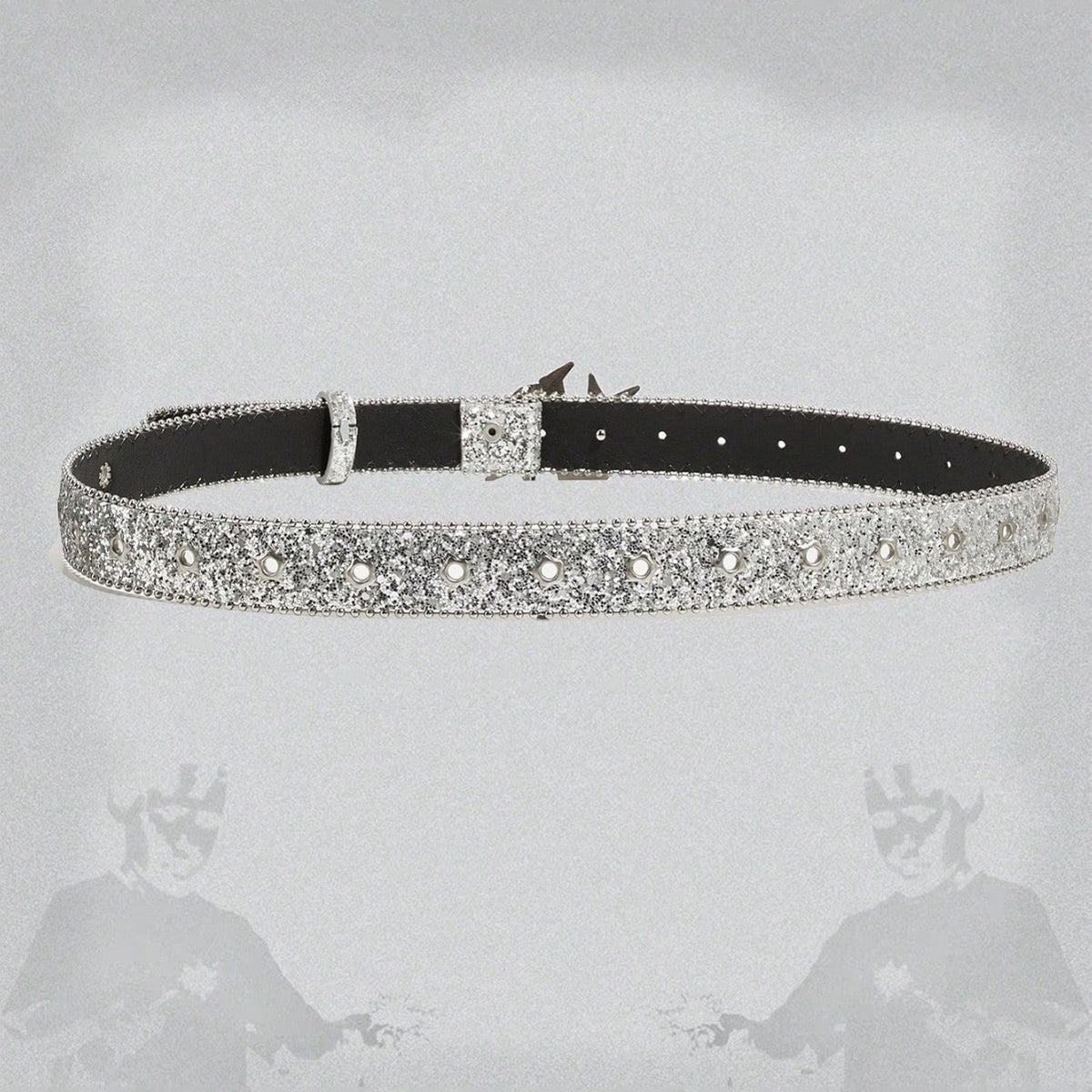 Wide Belt, Fashion Personalized Sequin-decorated Jeans Belt