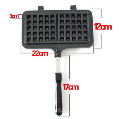 Stampo per dolci a scacchi waffle nero Home Fashion