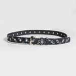 In-stock Suede Leopard Print Simple Style Women's Versatile Pin Buckle Clothing Belt, Best