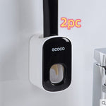 Automatischer Zahnpastaspender mit Zahnbürstenhalter-Set