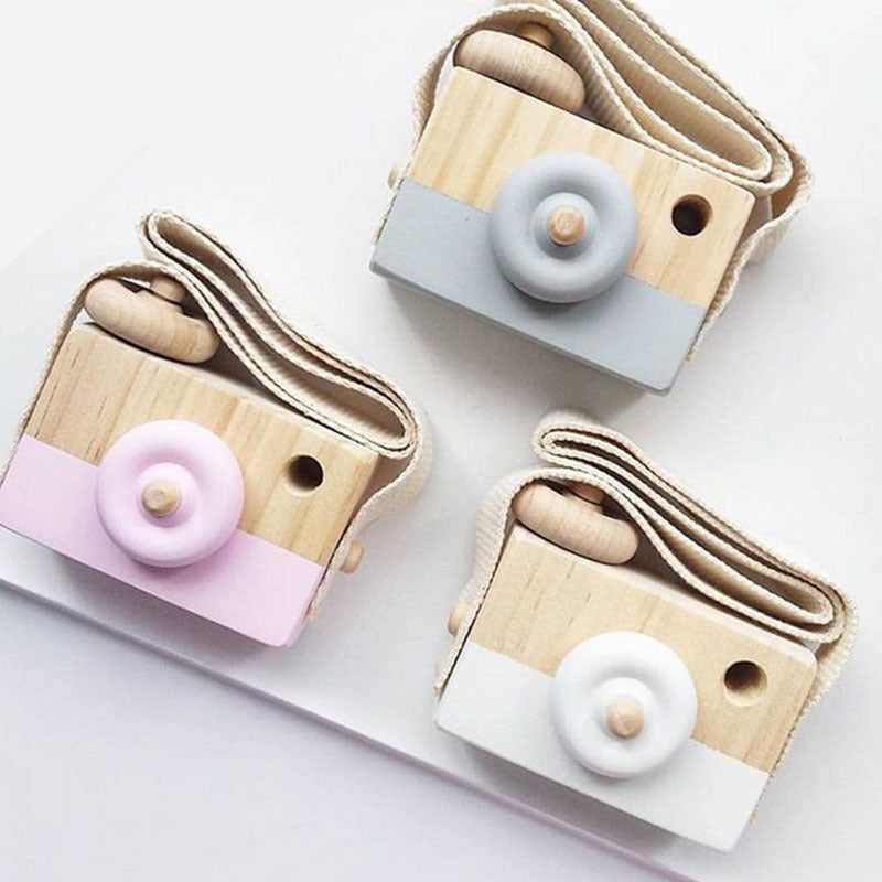 Niedliche Holzkamera Spielzeug für Babys und Kinder