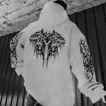 Sweatshirt com Capuz e Corte Largo para Homem