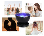 Projecteur de vagues océaniques veilleuse avec haut-parleur