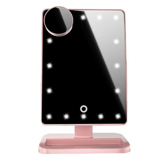 LED-make-upspiegel met Bluetooth-speaker, 10x vergroting