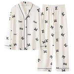 Ensemble de pyjama à manches longues pour femme
