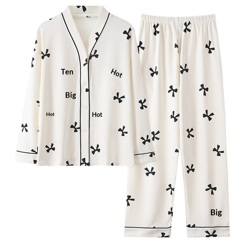 Ensemble de pyjama à manches longues pour femme